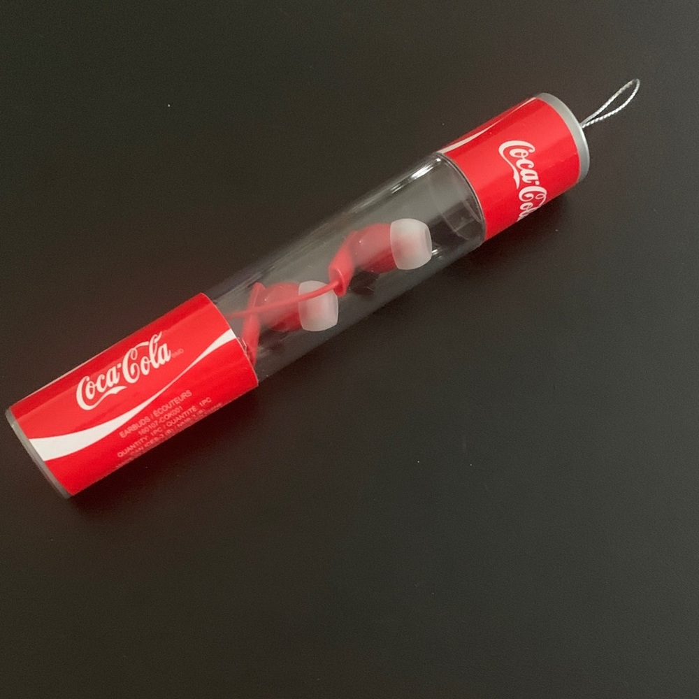 Coca Cola Red Wired Headset